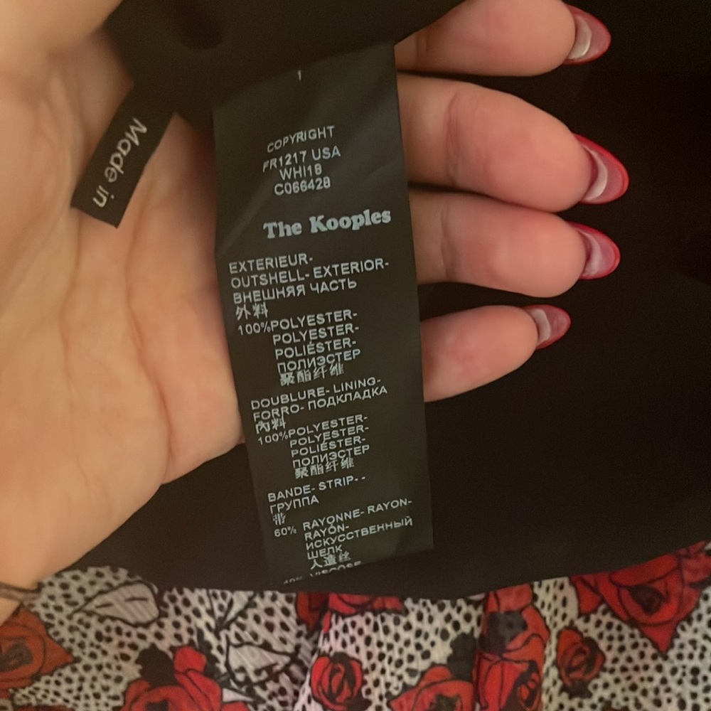THE KOOPLES ROSE PRINT DRESS - Picture 8 of 8
